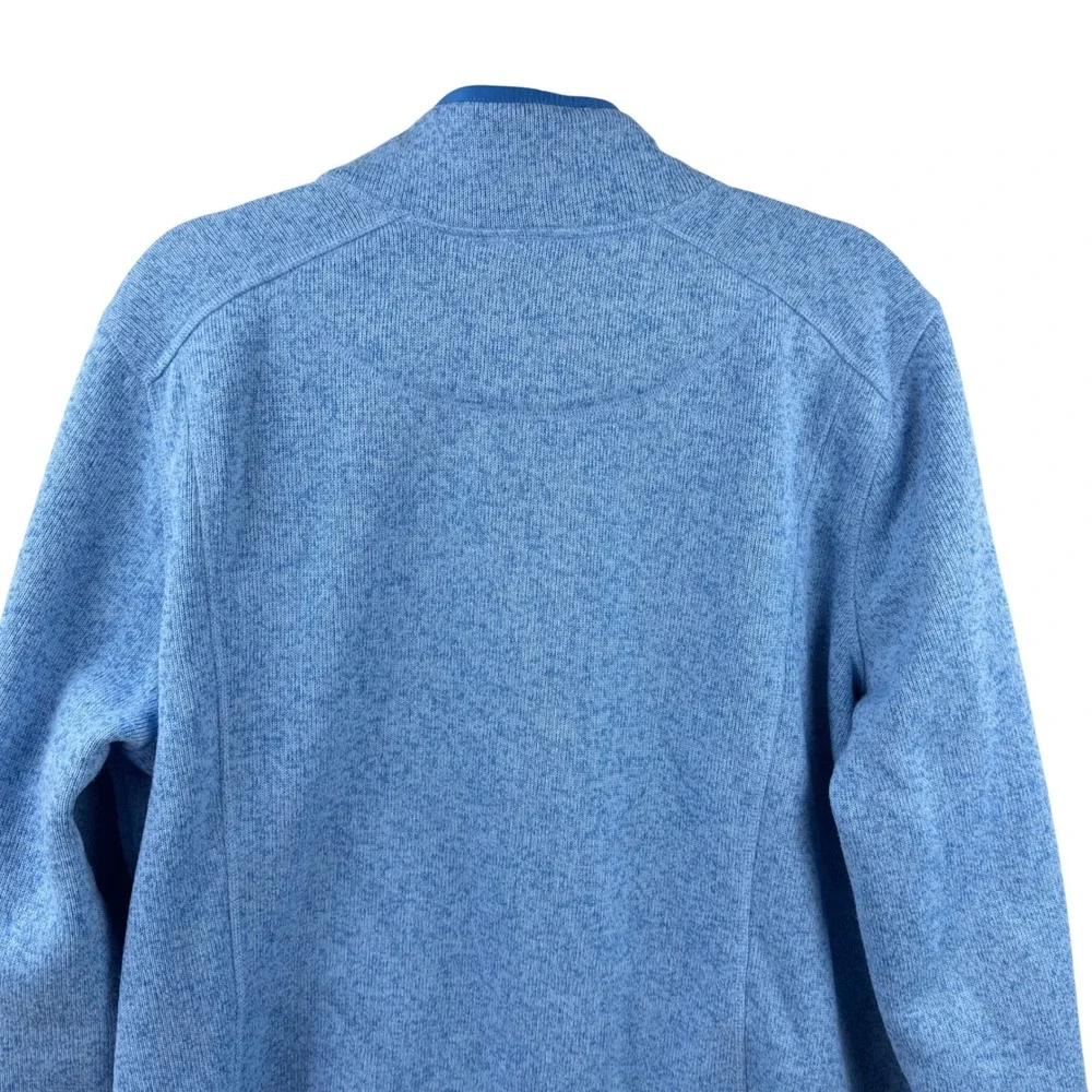 L.L. Bean Sweater Fleece Jacket Womens 2X Plus Blue Full Zip Gorpcore Hiking